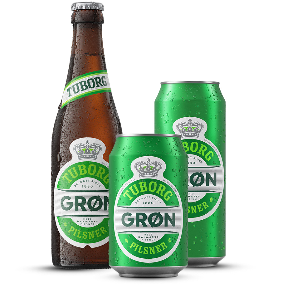 Grøn tuborg pilsner